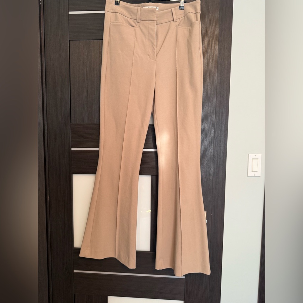 Abercrombie & Fitch Tan Flare Pants